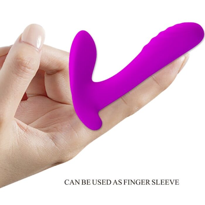 PRETTY LOVE - MASAJEADOR & VIBRADOR 12 VIBRACIONES CONTROL REMOTO MORADO - CandyHot - Foto 5