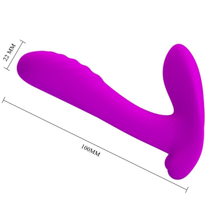 PRETTY LOVE - MASAJEADOR & VIBRADOR 12 VIBRACIONES CONTROL REMOTO MORADO - CandyHot - Foto 6