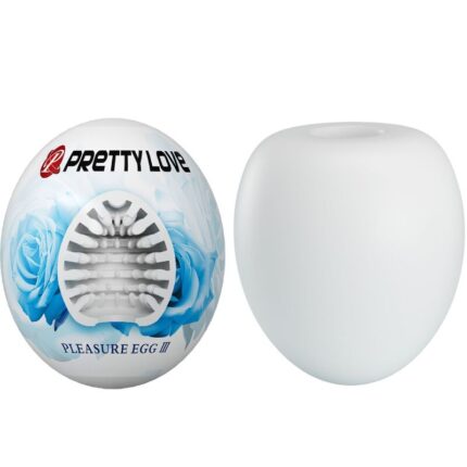 PRETTY LOVE - MASTURBADOR MASCULINO HUEVO BLANCO - CandyHot - Foto 1