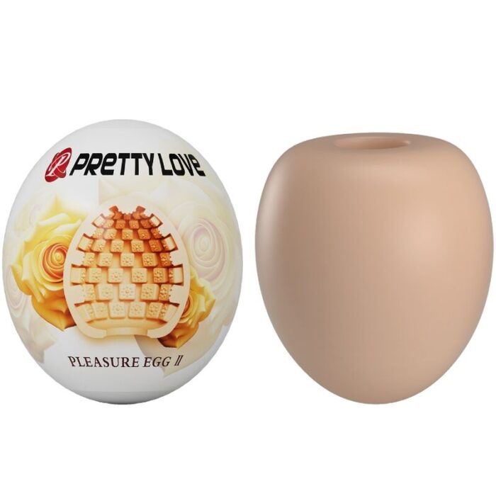 PRETTY LOVE - MASTURBADOR MASCULINO HUEVO NATURAL - CandyHot - Foto 1
