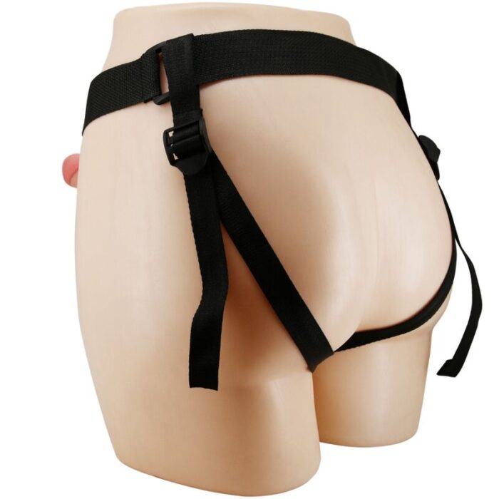 PRETTY LOVE - MAVIS HARNESS BRIEFS UNIVERSAL CON DILDO 19 CM NATURAL - CandyHot - Foto 2