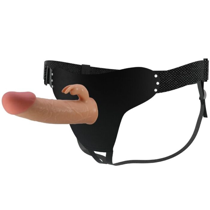 PRETTY LOVE - MAVIS HARNESS BRIEFS UNIVERSAL CON DILDO 19 CM NATURAL - CandyHot - Foto 5