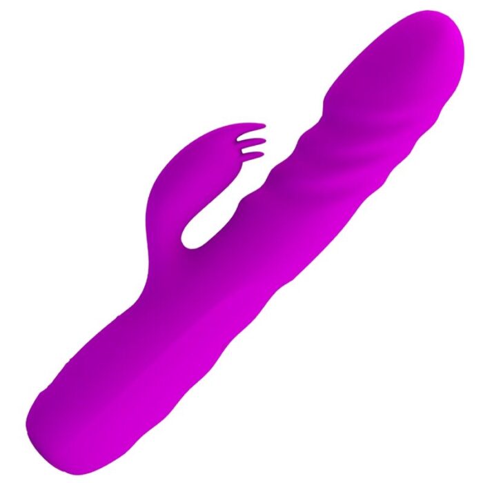 PRETTY LOVE - MELANIE VIBRADOR CONEJO RECARGABLE MORADO - CandyHot - Foto 3