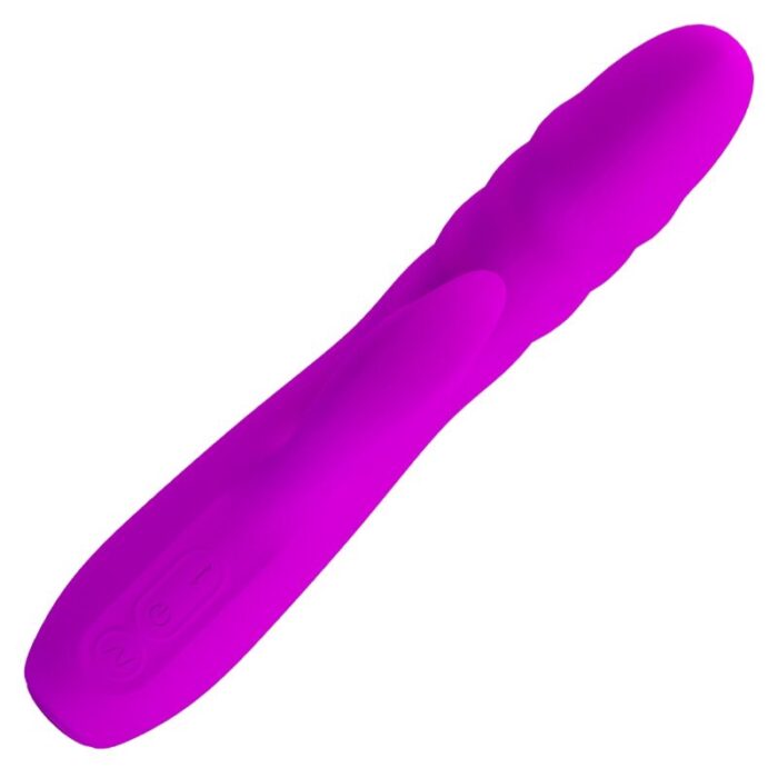 PRETTY LOVE - MELANIE VIBRADOR CONEJO RECARGABLE MORADO - CandyHot - Foto 4