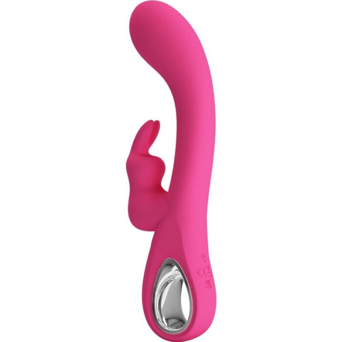 PRETTY LOVE - NOVAK VIBRADOR RABBIT 12 VIBRACIONES ROSA - CandyHot - Foto 5
