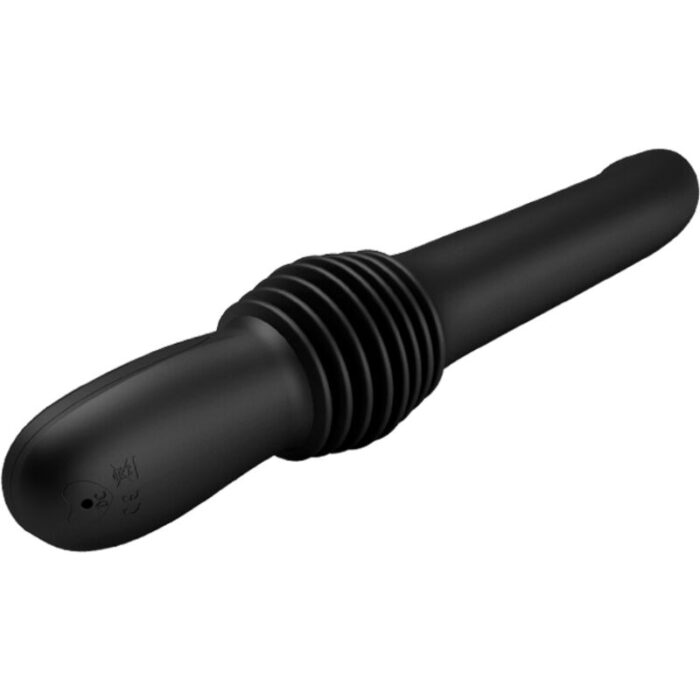PRETTY LOVE - PAZUZU VIBRADOR 3 MODOS DE EMPUJE NEGRO - CandyHot - Foto 4