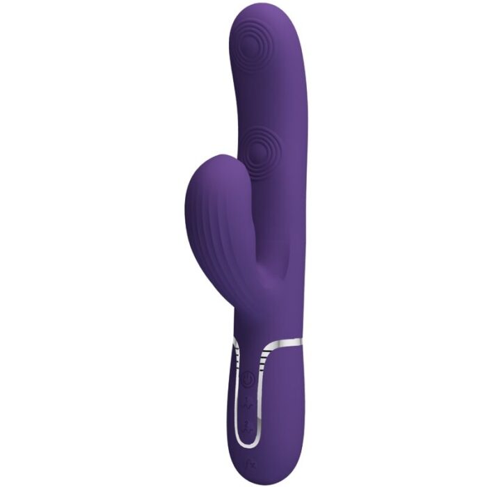 PRETTY LOVE - PERLITA VIBRADOR PUNTO G 3 EN 1 MULTIFUNCIÓN MORADO - CandyHot - Foto 2