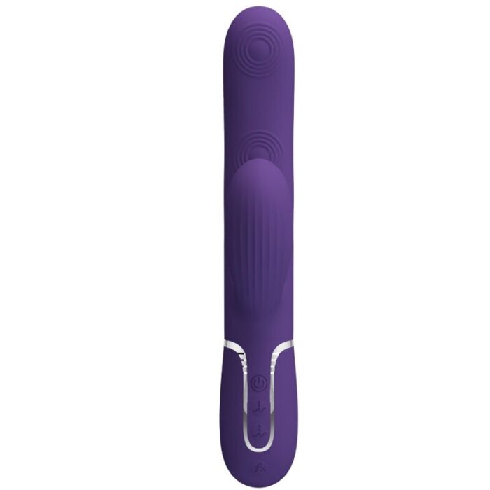 PRETTY LOVE - PERLITA VIBRADOR PUNTO G 3 EN 1 MULTIFUNCIÓN MORADO - CandyHot - Foto 3