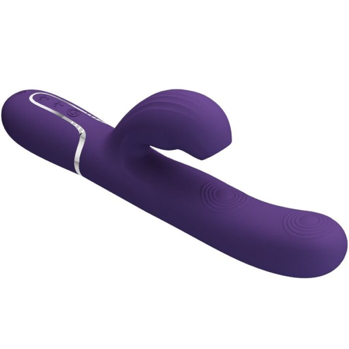 PRETTY LOVE - PERLITA VIBRADOR PUNTO G 3 EN 1 MULTIFUNCIÓN MORADO - CandyHot - Foto 5
