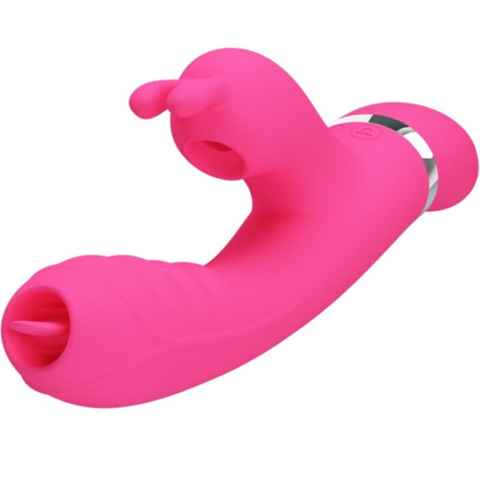 PRETTY LOVE - PHOENIX VIBRADOR RABBIT MULTIFUNCIÓN ROSA - CandyHot - Foto 2