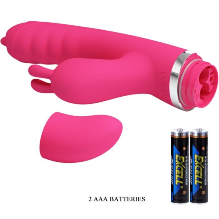 PRETTY LOVE - PHOENIX VIBRADOR RABBIT MULTIFUNCIÓN ROSA - CandyHot - Foto 5