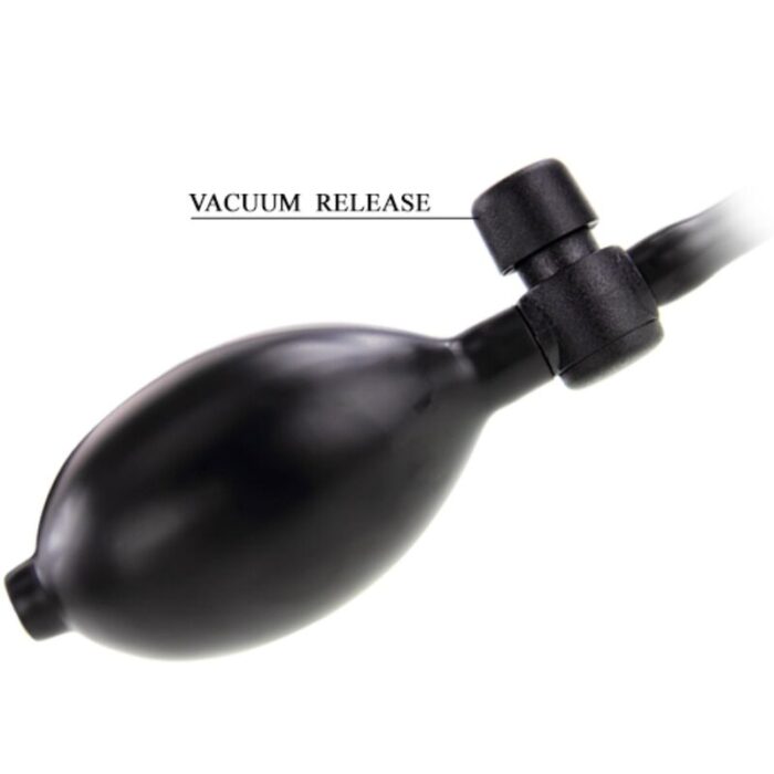 PRETTY LOVE - PLUG ANAL INFLABLE NEGRO - CandyHot - Foto 5
