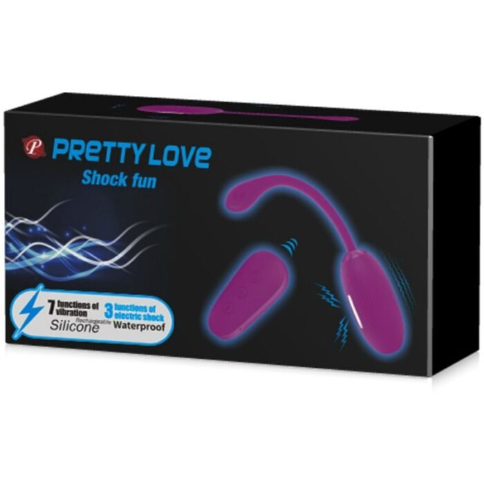 PRETTY LOVE - SHOCK FUN HUEVO VIBRADOR Y ELECTROSHOCK - CandyHot - Foto 6
