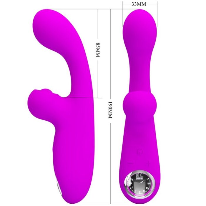 PRETTY LOVE - SKYLAR VIBRADOR ESTIMULADOR PÚRPURA - CandyHot - Foto 1