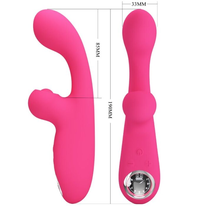 PRETTY LOVE - SKYLAR VIBRADOR ESTIMULADOR ROSA - CandyHot - Foto 1