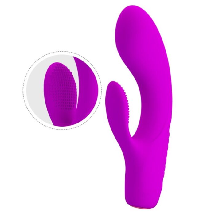 PRETTY LOVE - TIM VIBRADOR RECARGABLE MORADO - CandyHot - Foto 5