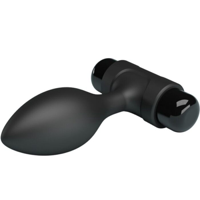 PRETTY LOVE - VIBRA BUTT PLUG ANAL 10 VIBRACIONES NEGRO - CandyHot - Foto 3