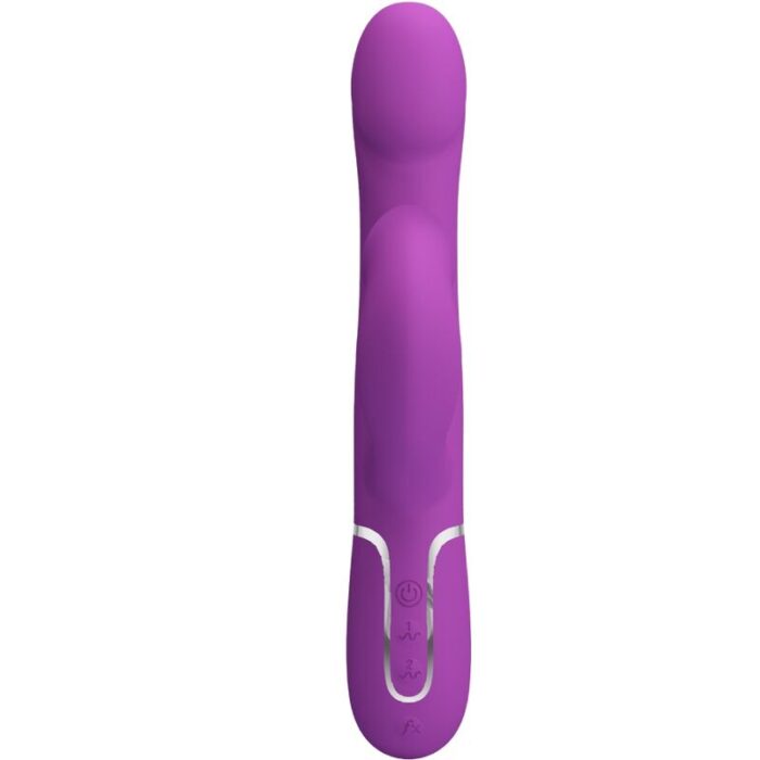 PRETTY LOVE - VIBRADOR & ESTIMULADOR MULTIFUNCIÓN 4 EN 1 MORADO - CandyHot - Foto 2
