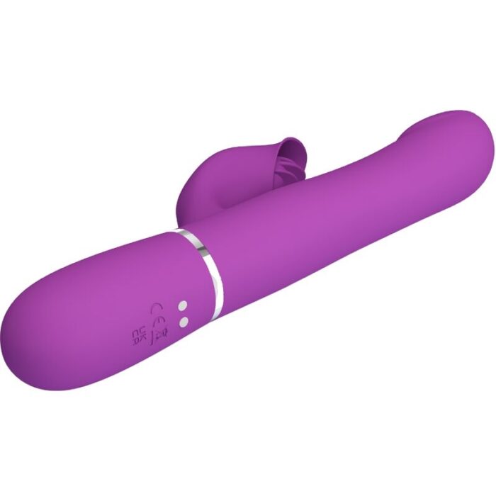 PRETTY LOVE - VIBRADOR & ESTIMULADOR MULTIFUNCIÓN 4 EN 1 MORADO - CandyHot - Foto 3