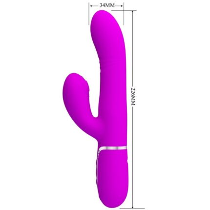 PRETTY LOVE - VIBRADOR PUNTO G MULTIFUNCIÓN FUCSIA - CandyHot - Foto 2
