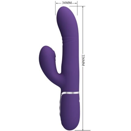 PRETTY LOVE - VIBRADOR PUNTO G MULTIFUNCIÓN MORADO - CandyHot - Foto 2