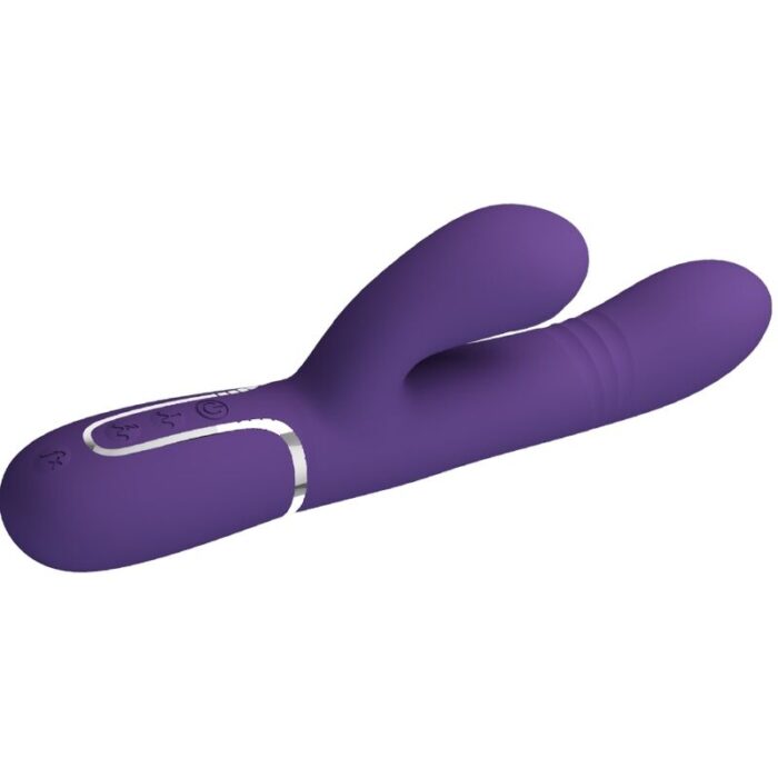 PRETTY LOVE - VIBRADOR PUNTO G MULTIFUNCIÓN MORADO - CandyHot - Foto 1