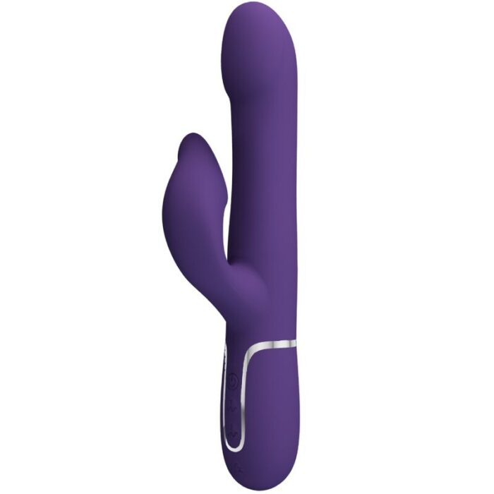 PRETTY LOVE - ZALIN VIBRADOR RABBIT PERLAS 4 EN 1 MORADO - CandyHot - Foto 2