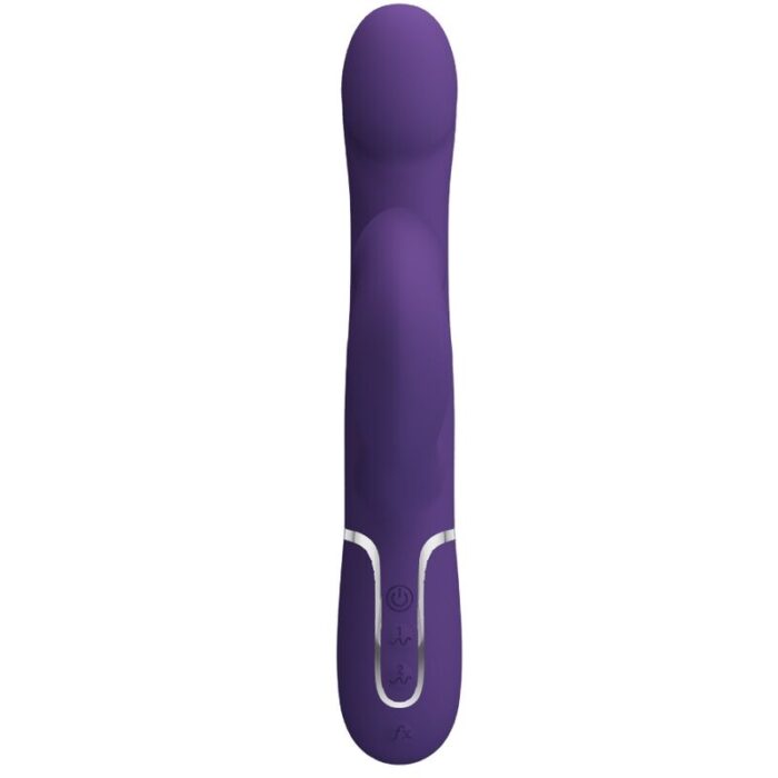 PRETTY LOVE - ZALIN VIBRADOR RABBIT PERLAS 4 EN 1 MORADO - CandyHot - Foto 3