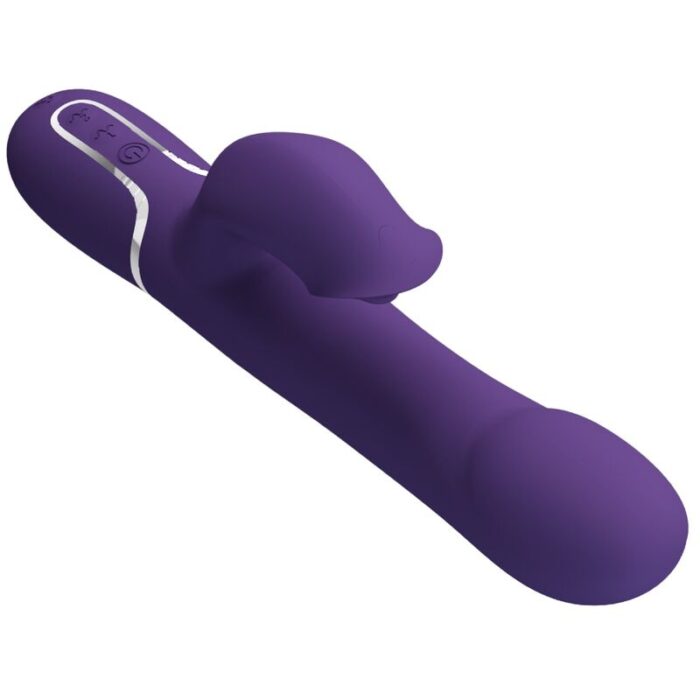 PRETTY LOVE - ZALIN VIBRADOR RABBIT PERLAS 4 EN 1 MORADO - CandyHot - Foto 5