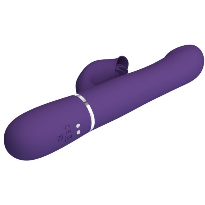 PRETTY LOVE - ZALIN VIBRADOR RABBIT PERLAS 4 EN 1 MORADO - CandyHot - Foto 6