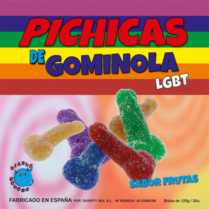 PRIDE - PICHITAS DE GOMINOLA FRUTAS CON AZUCAR LGBT - CandyHot - Foto 1