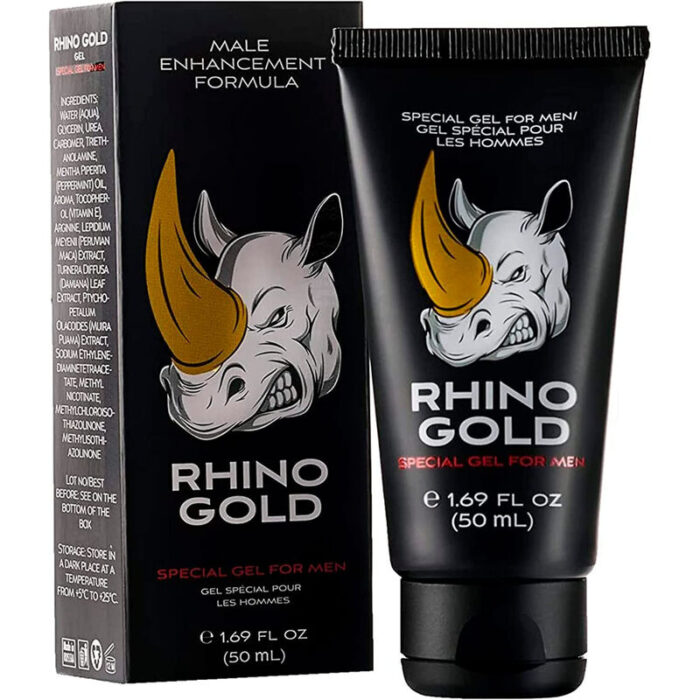 RHINO GOLD - GEL ÍNTIMO PARA HOMBRES 50 ML - CandyHot - Foto 1