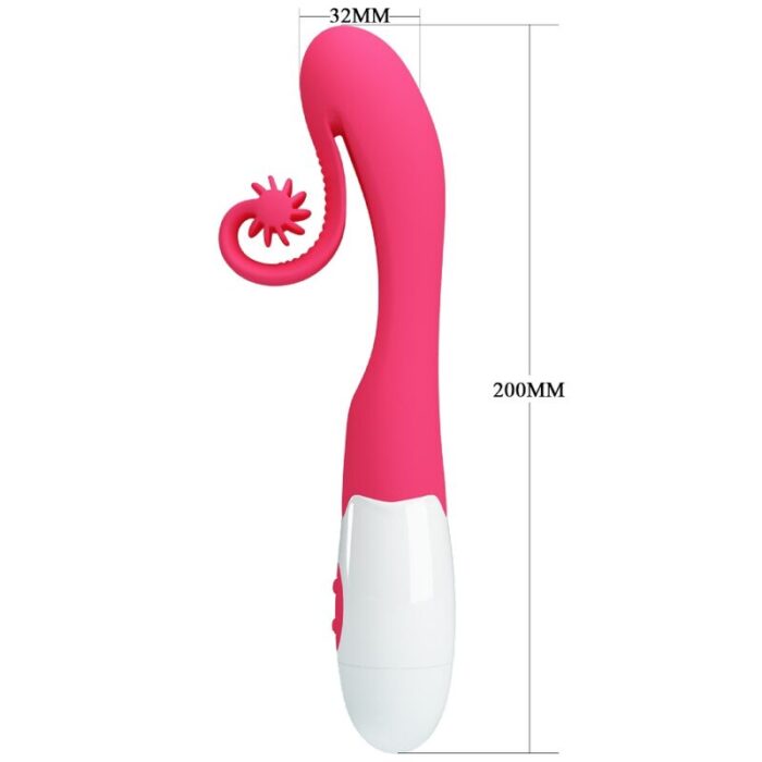 ROMANCE - VIBRADOR Y ESTIMULADOR 30 VELOCIDADES ROSA - CandyHot - Foto 6