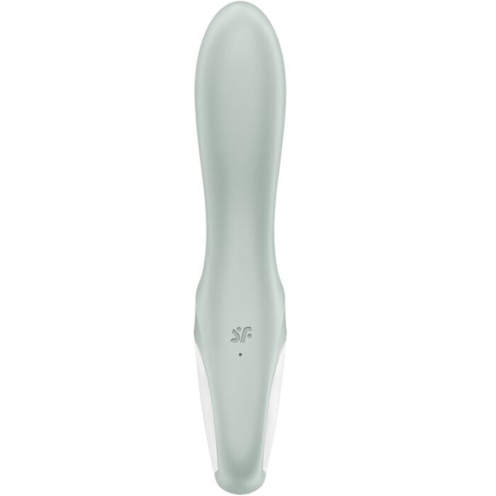 SATISFYER - AIR PUMP BOOTY 3 VIBRADOR ANAL INFLABLE VERDE GRIS - CandyHot - Foto 2