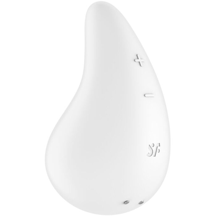 SATISFYER - DEW DROP VIBRADOR LAY-ON BLANCO - CandyHot - Foto 3