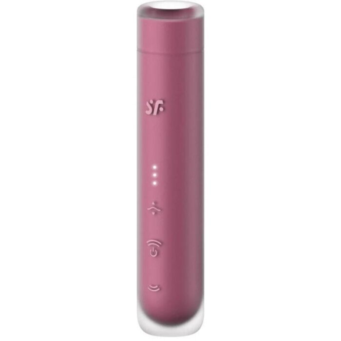 SATISFYER - FIRST KISS ESTIMULADOR CLÍTORIS POR ONDAS GRANATE - CandyHot - Foto 1