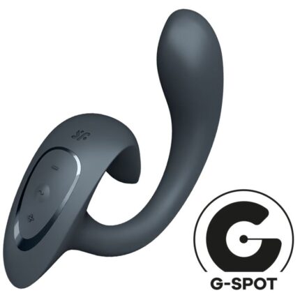 SATISFYER - G FOR GODDESS 1 VIBRADOR RABBIT GRIS OSCURO - CandyHot - Foto 1