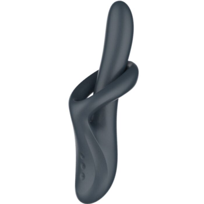 SATISFYER - HEAT FLEX 4 VIBRADOR EFECTO CALOR 12 VIBRACIONES GRIS - CandyHot - Foto 1