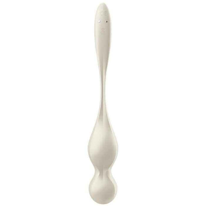 SATISFYER - LOVE BIRDS BOLAS KEGEL VIBRADORAS BLANCO - CandyHot - Foto 2