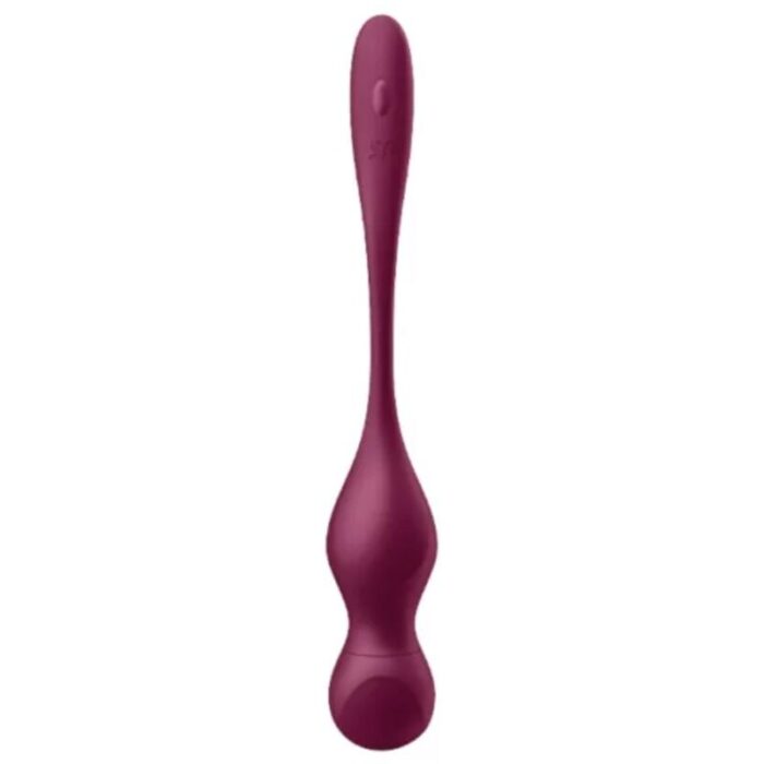 SATISFYER - LOVE BIRDS VARY BOLAS VIBRADORES APP GRATUITA ROJO VINO - CandyHot - Foto 2