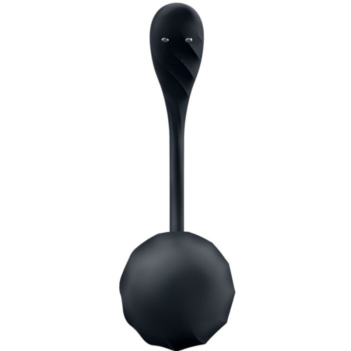SATISFYER - RIBBED PETAL ESTIMULADOR PUNTO G CONTROL REMOTO NEGRO APP GRATUITA - CandyHot - Foto 5