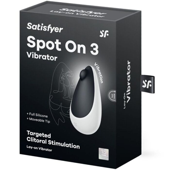 SATISFYER - SPOT ON 3 ESTIMULADOR DE CLÍTORIS NEGRO - CandyHot - Foto 5