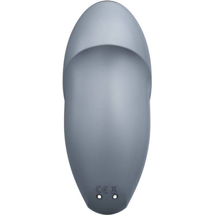 SATISFYER - TAP & CLIMAX 1 VIBRADOR LAY-ON GRIS - CandyHot - Foto 3