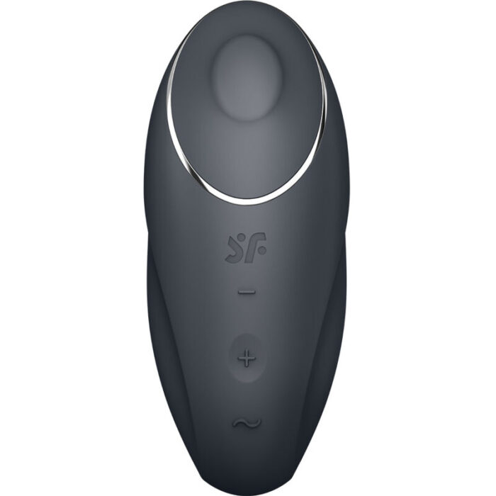 SATISFYER - TAP & CLIMAX 1 VIBRADOR LAY-ON NEGRO - CandyHot - Foto 1