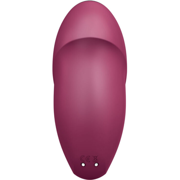 SATISFYER - TAP & CLIMAX 1 VIBRADOR LAY-ON ROJO - CandyHot - Foto 3