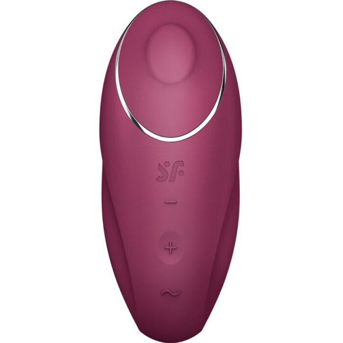SATISFYER - TAP & CLIMAX 1 VIBRADOR LAY-ON ROJO - CandyHot - Foto 1