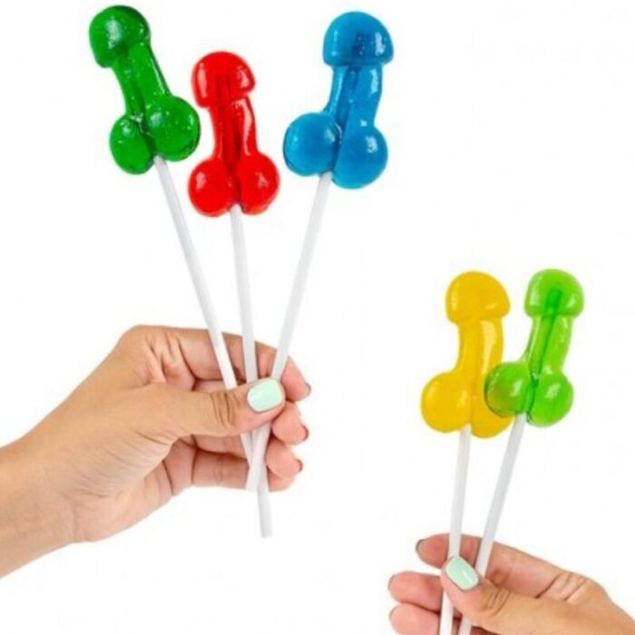 SECRETPLAY - EXPOSITOR SURTIDO PIRULETAS PENE CON ALCOHOL 40 UNIDADES - CandyHot - Foto 2