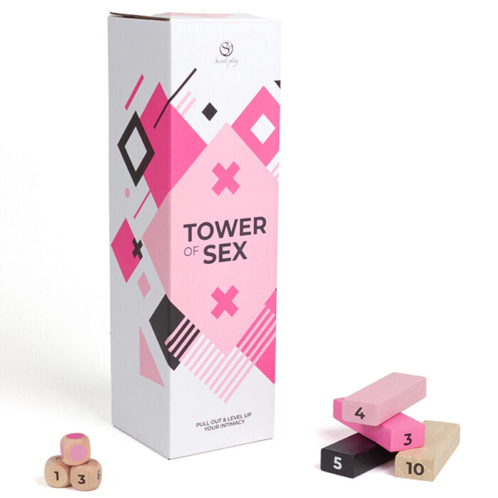 SECRETPLAY - JUEGO DE MADERA TOWER OF SEX - CandyHot - Foto 4