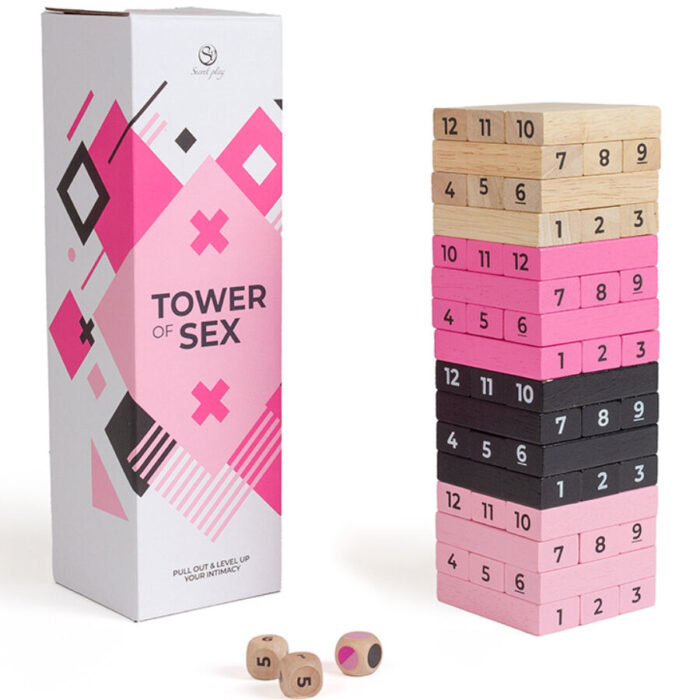 SECRETPLAY - JUEGO DE MADERA TOWER OF SEX - CandyHot - Foto 1