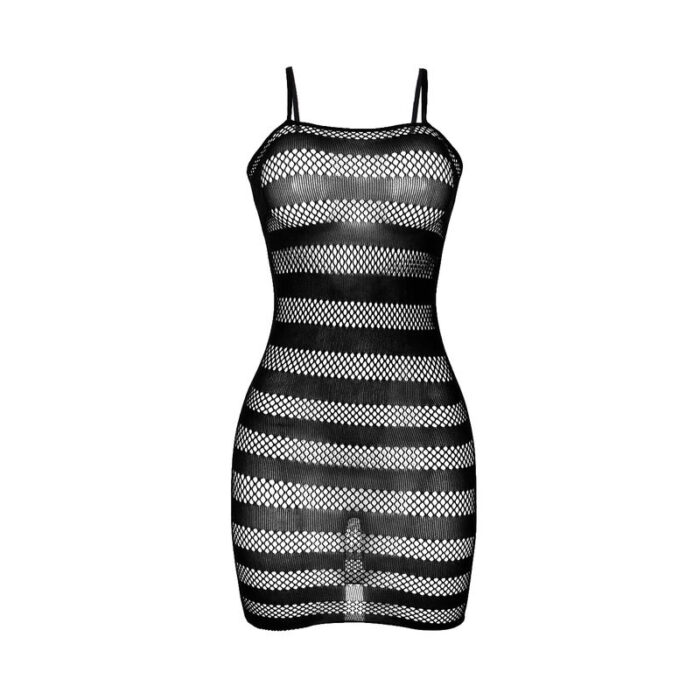 SUBBLIME - 951733 VESTIDO DE REJILLA CON FRANJAS NEGRO TALLA ÚNICA - CandyHot - Foto 5